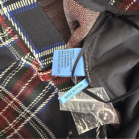 J. McLaughlin Stewart Pant Plaid Women's Pants Size 14 - Picture 5 of 7